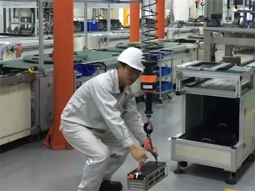 葫蘆提升系統現場視頻